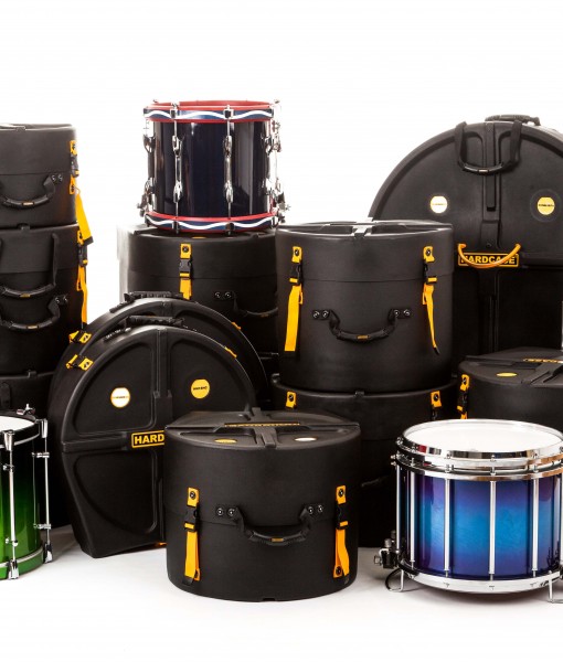 14″ x 12″ Marching Drum Case with Handle & Wheels The Marching Band Shop