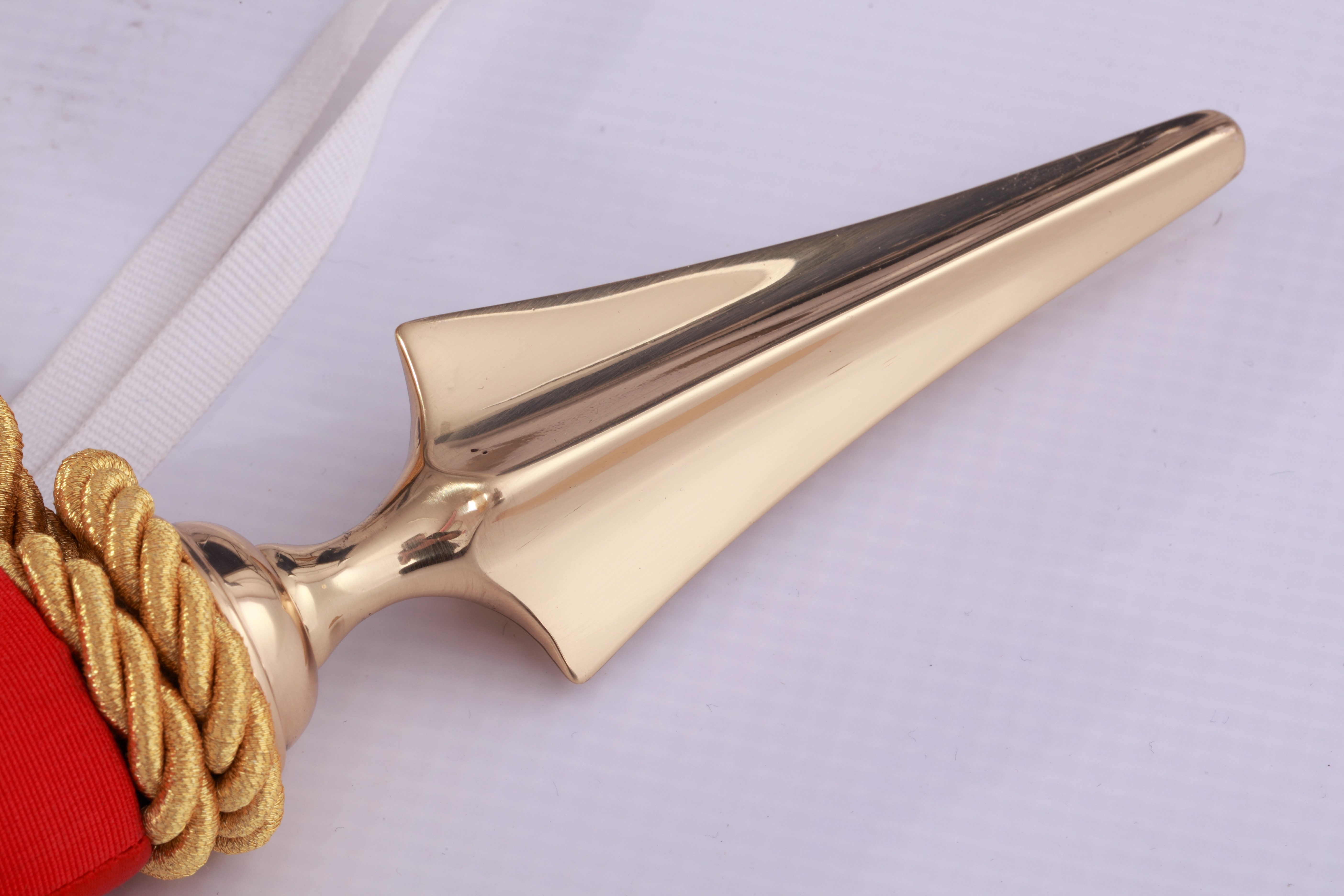 Brass Flag Pole 'Spear' Finial The Marching Band Shop