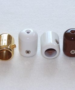 Alternative view of Gold Bell Lyre Tassel Holders (pair)