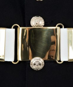 Alternative view of Brass finish, Plain Plate Buckle, 57mm Width (2 1/4")