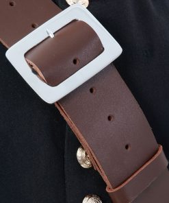 Alternative view of Brown Leather Side/Tenor Drum Sling