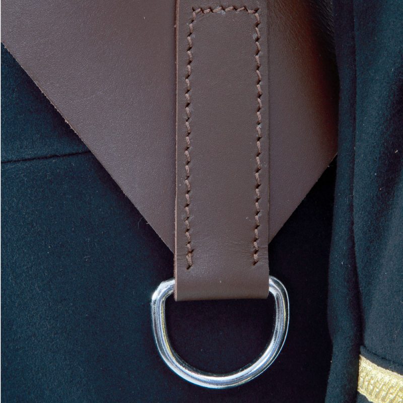 Brown Leather Side/Tenor Drum Sling The Marching Band Shop