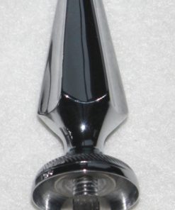 Alternative view of Chrome finish Helmet Spike with Domed Base