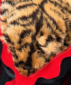 Alternative view of Full Imitation Tiger Print Bass Drummers Apron