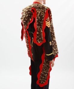 Alternative view of Full Imitation Leopard Print Bass Drummers Apron