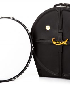 HARDCASE HNMB22 14 x 22 Marching Bass Drum Case with Wheels 