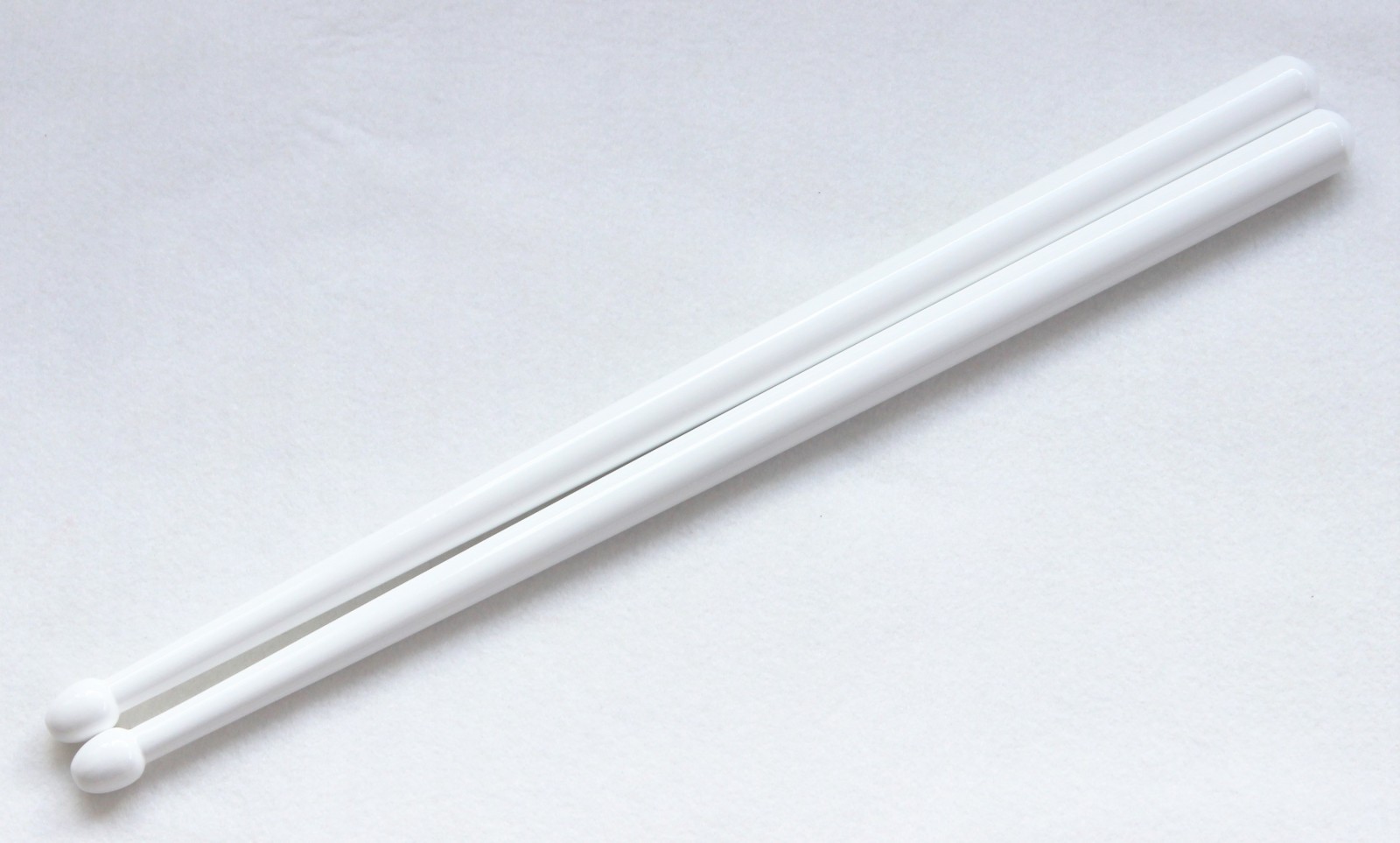 TMBS RM2 Side Drum Sticks, All White finish The Marching Band Shop