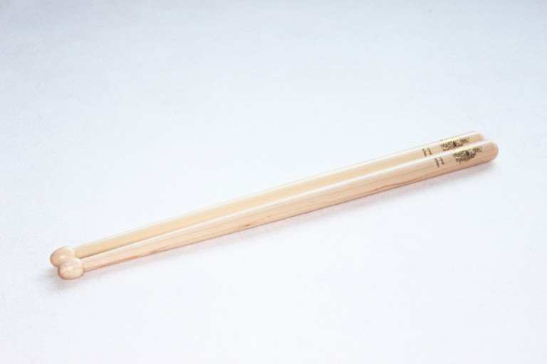TMBS RM2 Side Drum Sticks, Wood Lacquered finish with Gold RM Crest