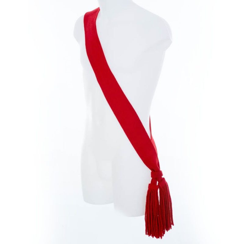 Scarlet Red Sash The Marching Band Shop