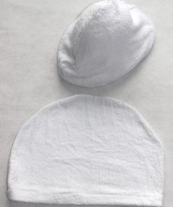 White Towelling Hat/Helmet Bag