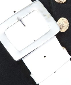 Alternative view of White Gloss PVC Side/Tenor Drum Sling