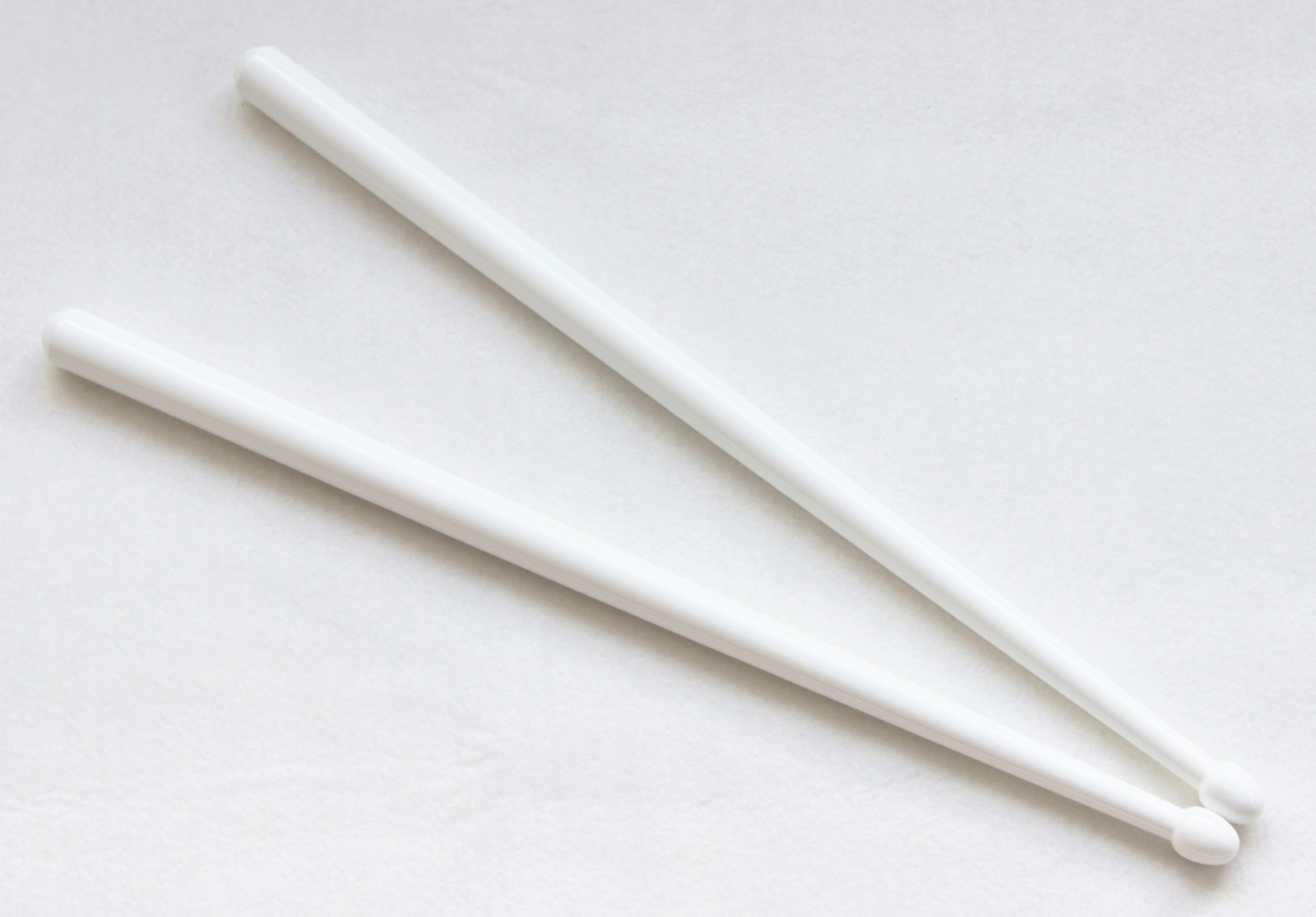 TMBS RM2 Side Drum Sticks, All White finish The Marching Band Shop