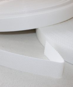 Alternative view of White Corlene Belting Material, 32mm width (1 1/4")