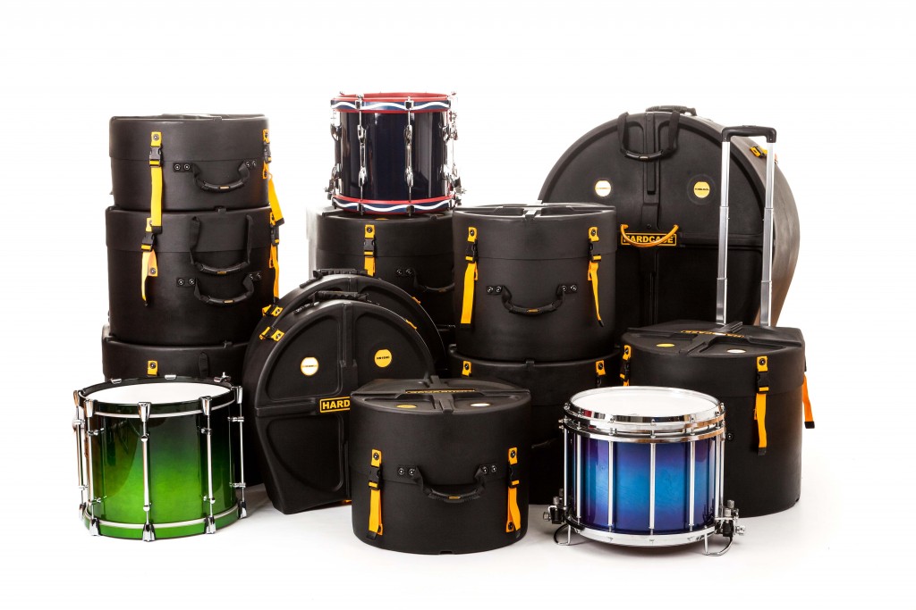 28" x 12" Marching Bass Drum Case with Wheels The Marching Band Shop