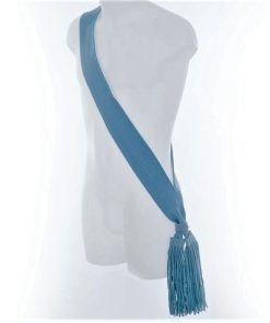 Alternative view of Light Blue, Uniform Sash, Size Small