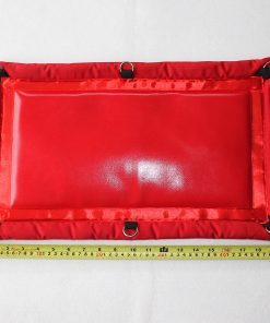Alternative view of TMBS Red Padded Drum Rectangle to fit 12" Width Bass Drums