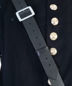 Alternative view of Black Leather Flag Carrier