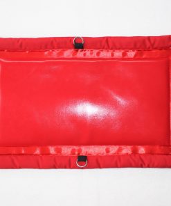 Alternative view of TMBS Red Padded Drum Rectangle to fit 12" Width Bass Drums
