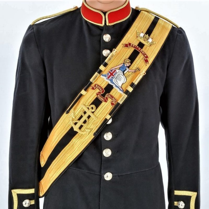 Hand Embroidered, Drum Majors Dress Belts (or Sashes) The Marching