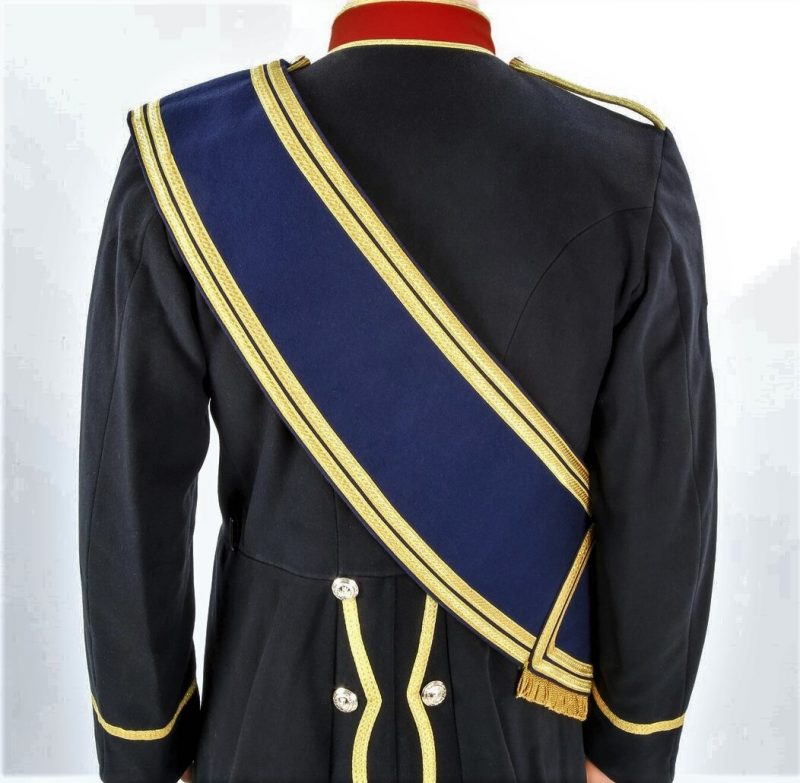 Hand Embroidered, Drum Majors Dress Belts (or Sashes) The Marching