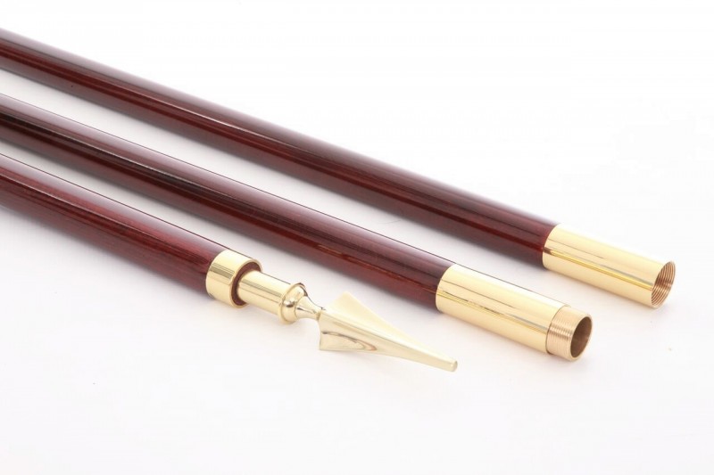 Brass Flag Pole 'Screw Joint' The Marching Band Shop