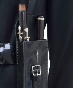 Alternative view of Bb Flute Pouch, Black Gloss PVC