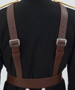 Alternative view of Brown Leather Bass Drummers Harness