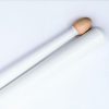 TMBS RM2 Side Drum Sticks, White finish (Tips left unpainted)