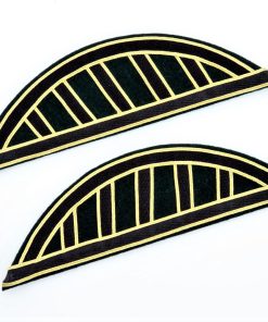 Alternative view of Uniform Wings (pair) with Gold Lace Edging