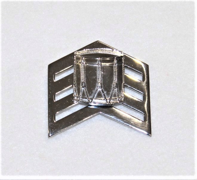 Drum Major s Chrome Finish Wrist Badge The Marching Band Shop
