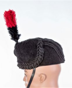 Black Fur Shako style Hat - The 