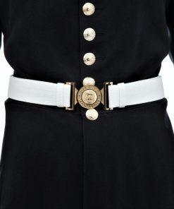 Alternative view of White Corlene Belting Material, 45mm width (1 3/4")