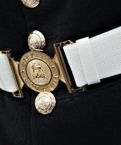 Alternative view of White Corlene Belt Loops (pair), 45mm width (1 3/4")