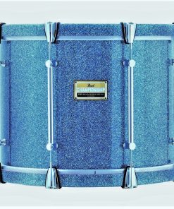 Pearl Pipe Band Series Tenor Drum finished in Crystal Rain