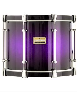 Pearl Pipe Band Series Tenor Drum finished in Purple Sparkle Burst