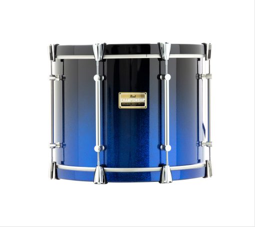 Pearl Pipe Band Series Tenor Drum finished in Ultra Blue Fade