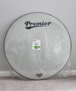 Alternative view of Clearance: 26" Remo 'Gleneagles' Marching Bass Drum Head, with Premier Logo