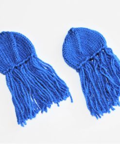 Alternative view of Royal Blue Tenor Drum Stick Covers or 'Mops' (Pair)