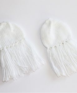 Alternative view of White Tenor Drum Stick Covers or 'Mops' (Pair)