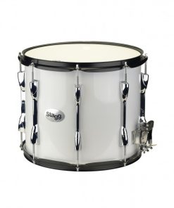 Stagg 14" x 12" Marching Snare Drum with Carry Strap, Drum Sticks & Drum Key