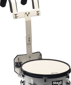 Stagg 14" x 5.5" Marching Snare Drum With Carrier, Drum Sticks & Drum Key