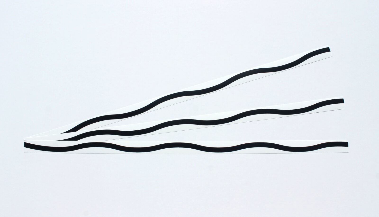 Drum Tape, White with Dark Blue Wavy Line The Marching Band Shop