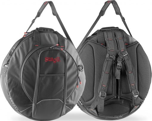 Stagg 22" Professional Cymbal Bag with Rucksack Handles