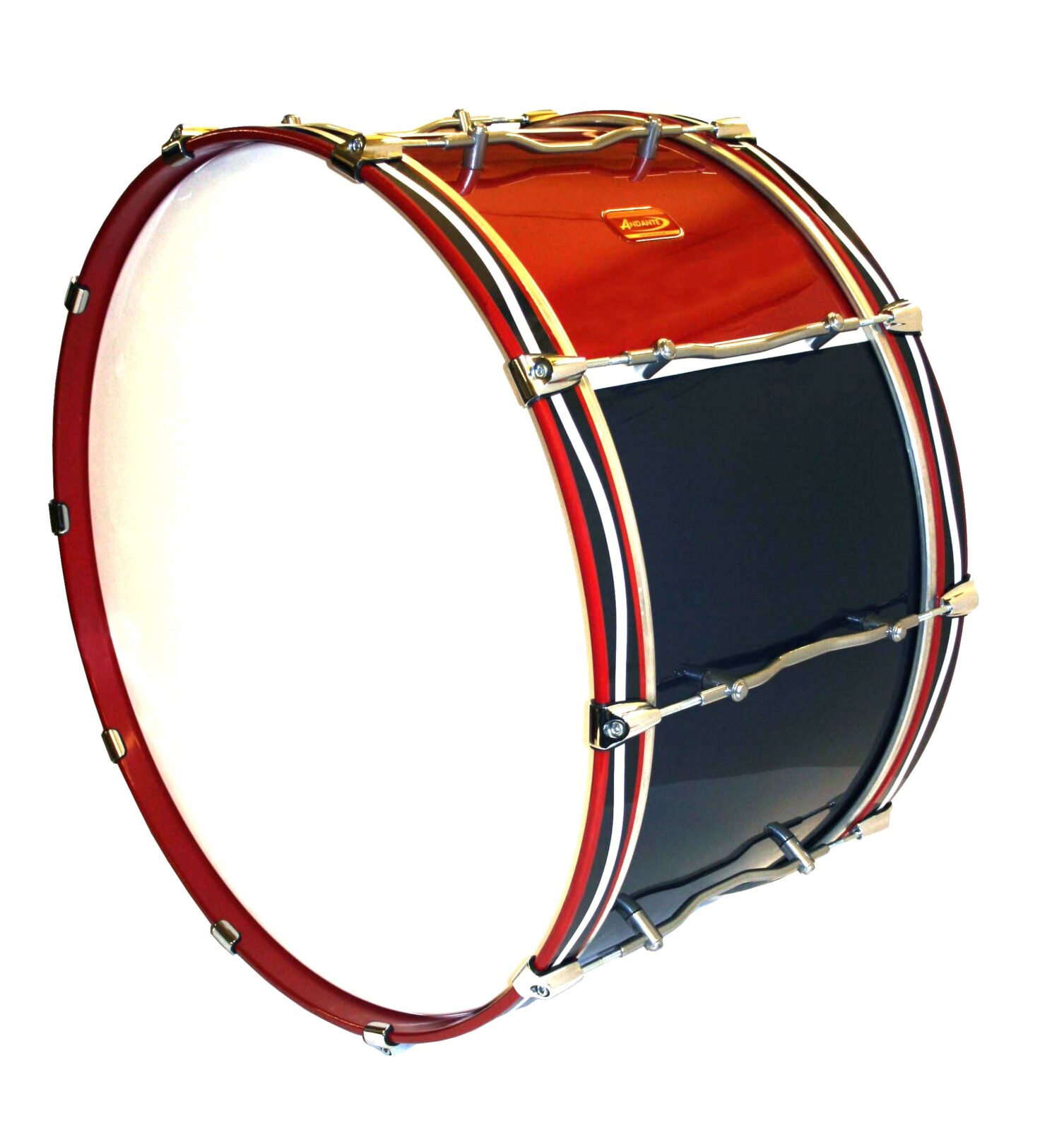 Andante 'Advance' 28" x 14" Military Pattern Bass Drum The Marching
