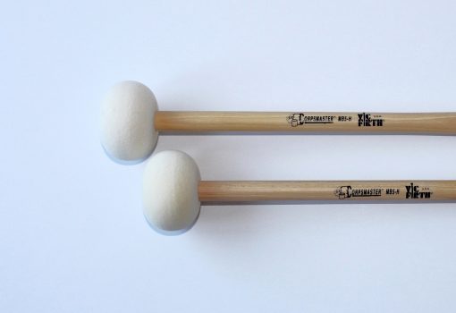 Vic Firth MB5H Corpsmaster Marching Bass Drum Sticks with Large Hard Felt Heads