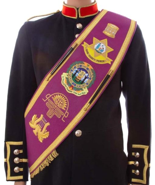 Hand Embroidered, Drum Majors Dress Belts (or Sashes)
