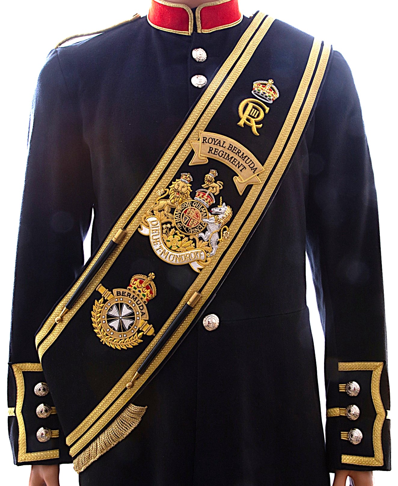 Hand Embroidered, Drum Majors Dress Belts (or Sashes)