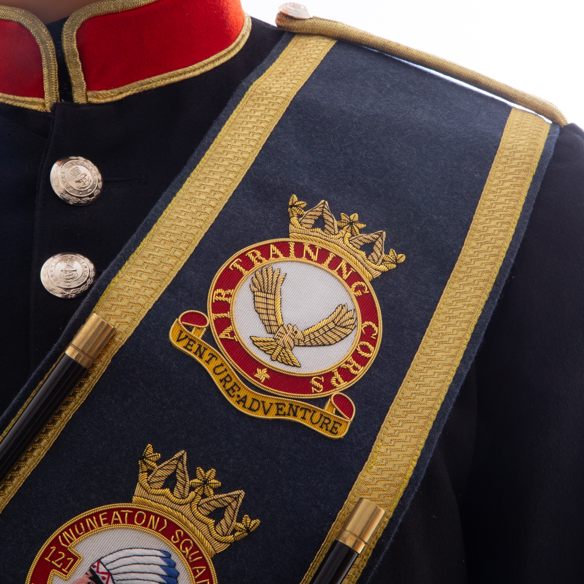 Hand Embroidered, Drum Majors Dress Belts (or Sashes) - Image 2