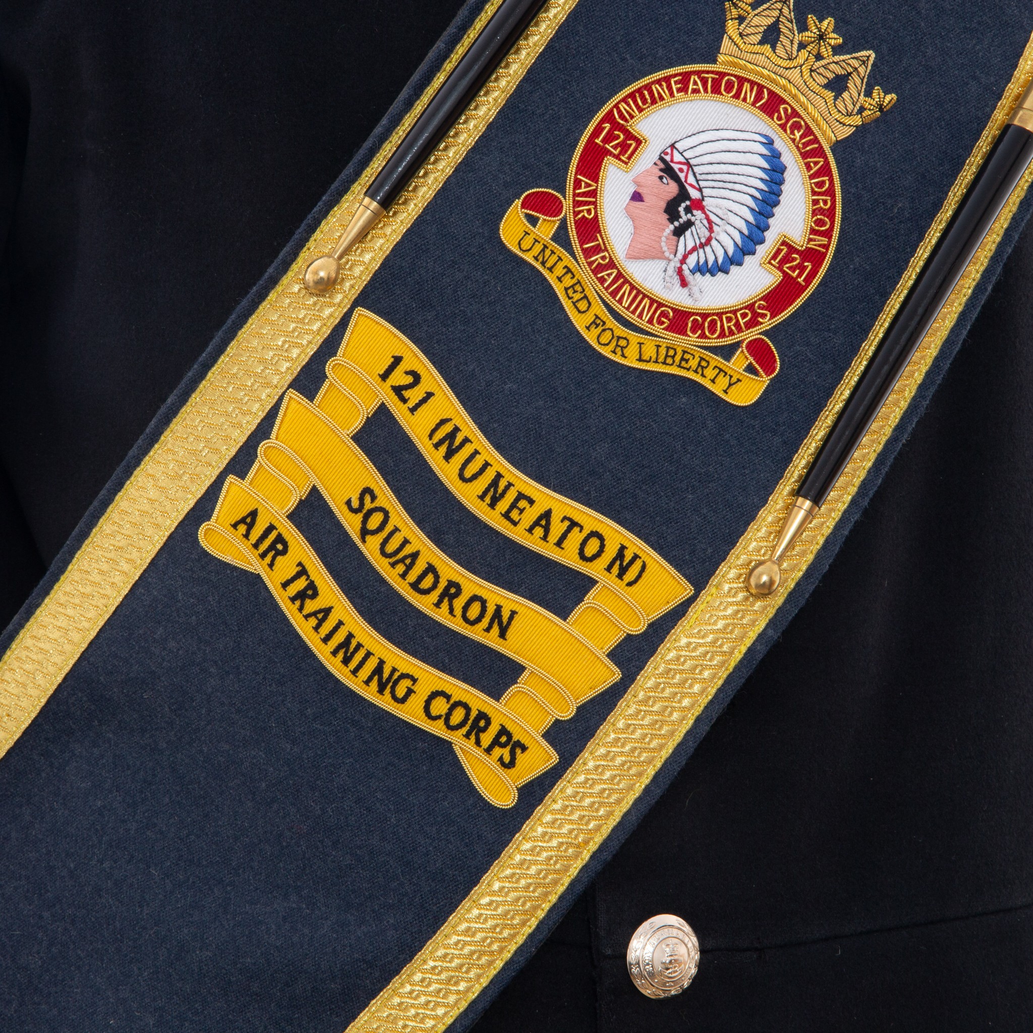 Hand Embroidered, Drum Majors Dress Belts (or Sashes) - Image 4