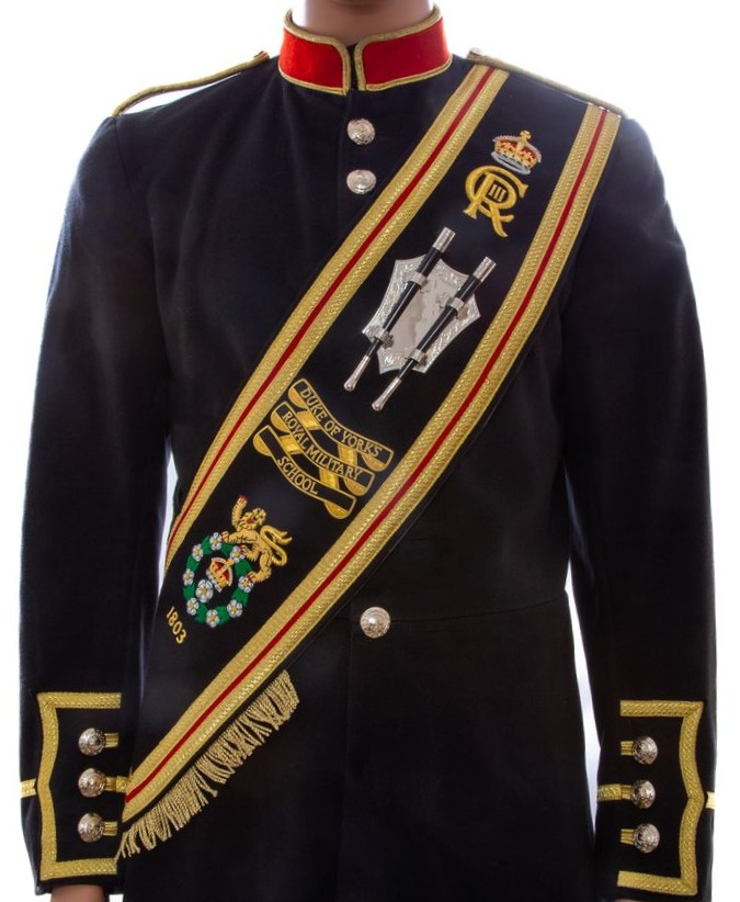 Hand Embroidered, Drum Majors Dress Belts (or Sashes)